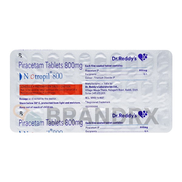 Nootropil 800 mg Dr. Reddy's Laboratories