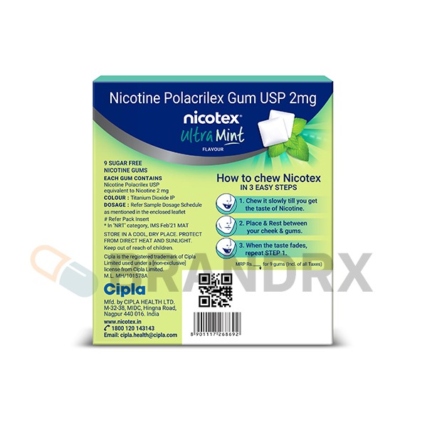 Nicotex 2 mg Cipla