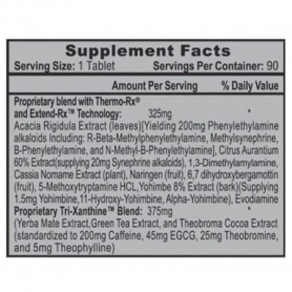 Lipodrene Hardcore Hi -Tech Pharmaceuticals Hi-Tech Pharmaceuticals