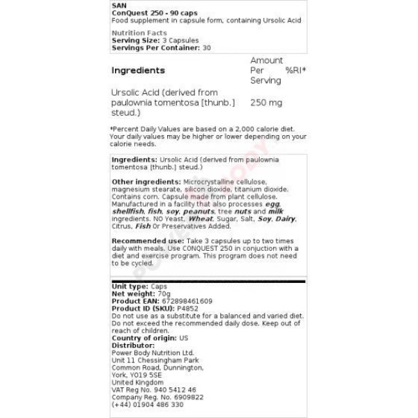 San Conquest 250 San